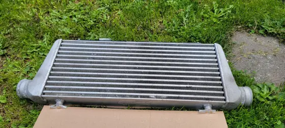 Intercooler core before installation