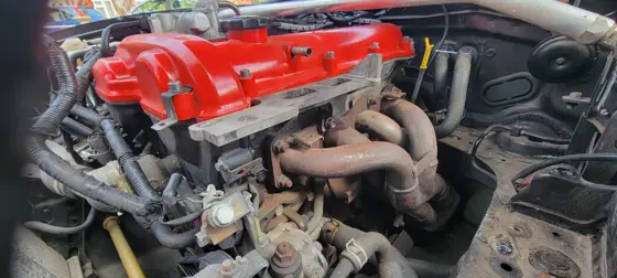 Initial engine bay and clearance survey
